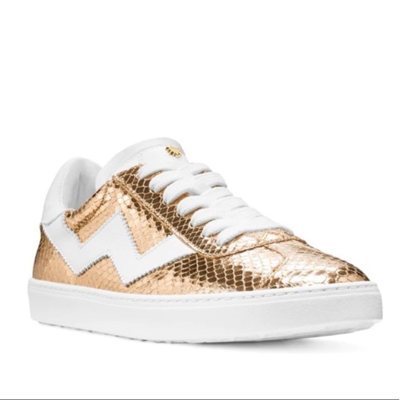 stuart weitzman gold sneakers
